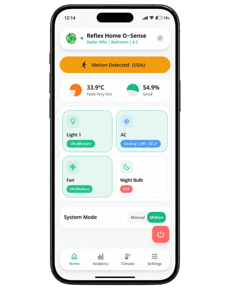 Radar App Interface